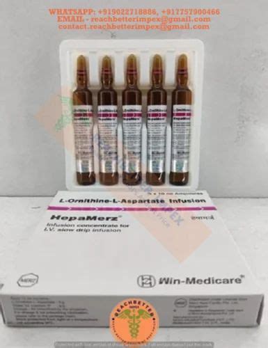 5 X 10 Ml Ampoules Hepa Merz Infusion At Rs 50 Box In Nagpur ID