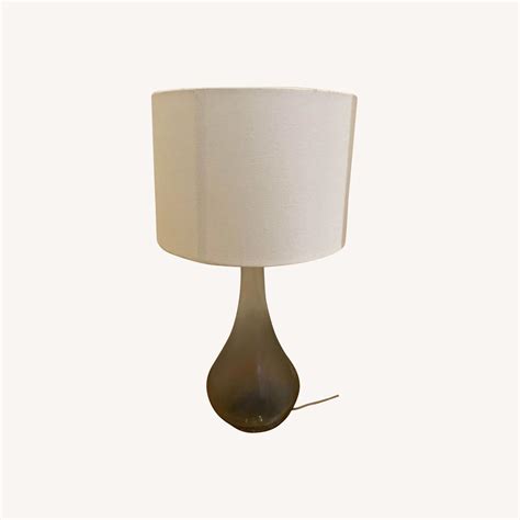 Frosted Glass Table Lamp - AptDeco