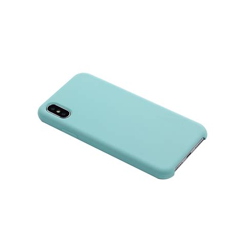 Coque Iphone X Xs Silicone Color Bleu Ciel Flapcase