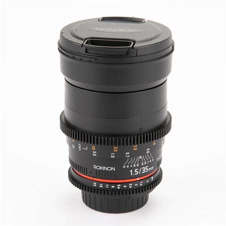 Used Rokinon Mm T Cine Vdslr Wide Angle Lens For Nikon F Mount