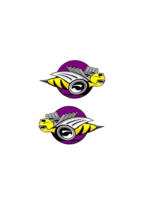 Rumble Bee Dodge Mopar Decal Pair 2 Left And Right Fenders Quarter Panels