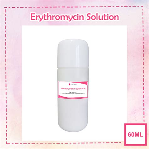 60ml Erythromycin Solution for Acne Care Treatment | Lazada PH