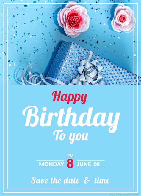 Birthday Gift Card Templates for Word | Edit Print & Send