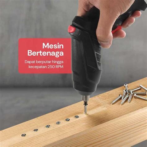 Jual Liangdi Obeng Bor Listrik Cordless Screwdriver Drill 2 In 1 250