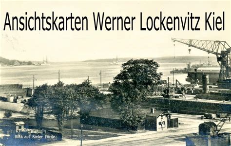 Ansichtskarte Kiel Blick Auf Kieler F Rde Mit Kran