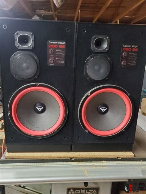 Vintage Cerwin Vega Se Speakers Photo Canuck Audio Mart