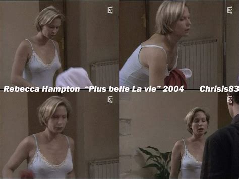 Naked Rebecca Hampton In Plus Belle La Vie