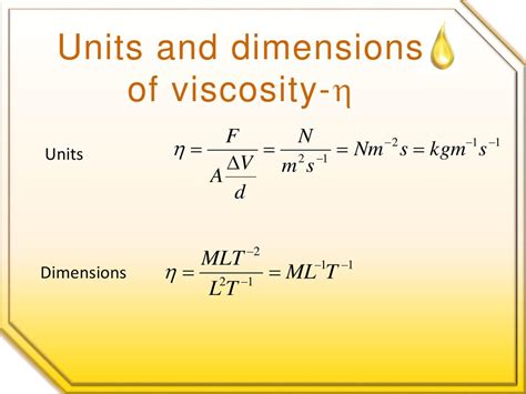 Viscosity Formula For Dimensional At James Mckeown Blog