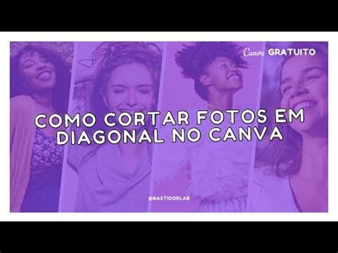 Como Cortar Fotos Em Diagonal No Canva Tutorial Youtube