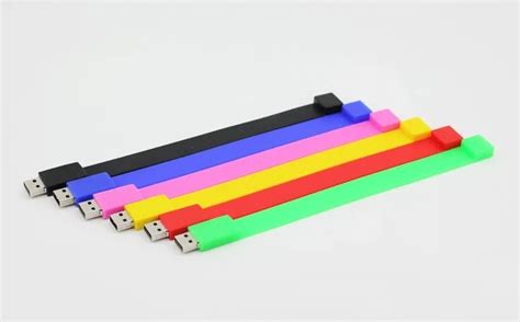 Stks Partij Wrist Band Usb Flash Drive Reclame Memory Stick Disk