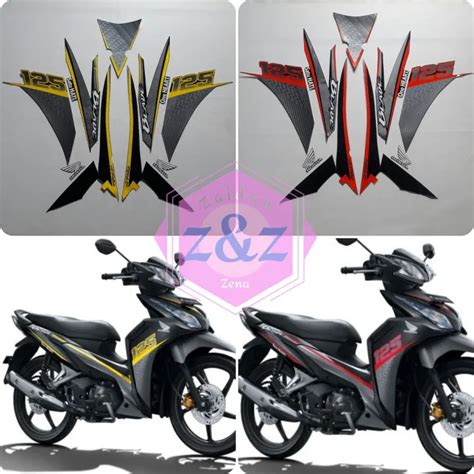 STIKER STRIPING LIS LES BODY MOTOR HONDA BLADE RACING 125 FI 2016