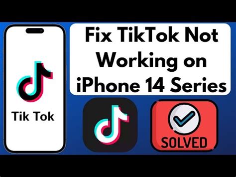 How To Fix Tiktok Not Working Issue On Iphone Ios 17 YouTube