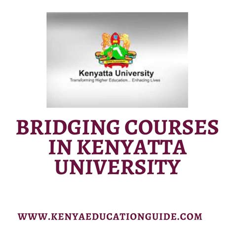 Bridging Courses in Kenyatta University [All you need to know] - Kenya ...