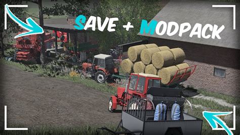 SAVE MODPACK Osada MAŁE GOSPODARSTWO MEGA KLIMAT FS22 OZI YouTube