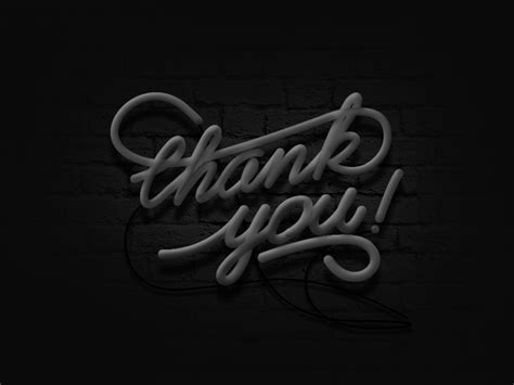 Thank you: Flickering Effect by Mandeep Kaushik on Dribbble