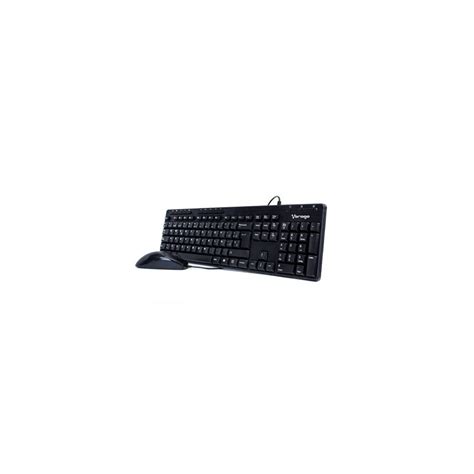 Kit de Teclado Multimedia y Mouse Vorago KM 104 Alámbrico USB Ne