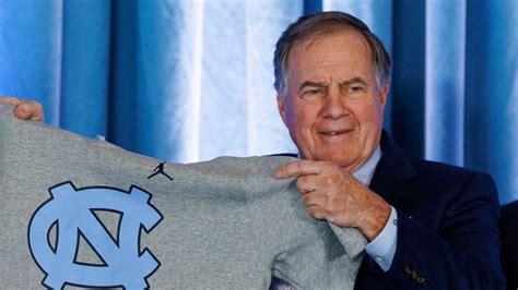 Bill Belichick New University Of North Carolina Coach And Nfl Legend