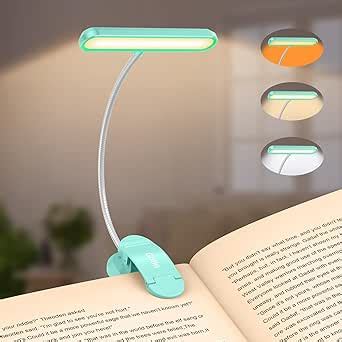 Gritin Lampe De Lecture Led Liseuse Lampe Clip Rechargeable