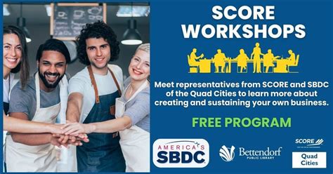 SCORE Workshops, Bettendorf Public Library, January 18 2024 | AllEvents.in