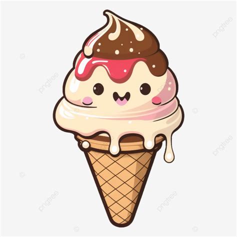 Summer Cartoon Ice Cream Pattern Summer Ice Cream Summer Ice Cream