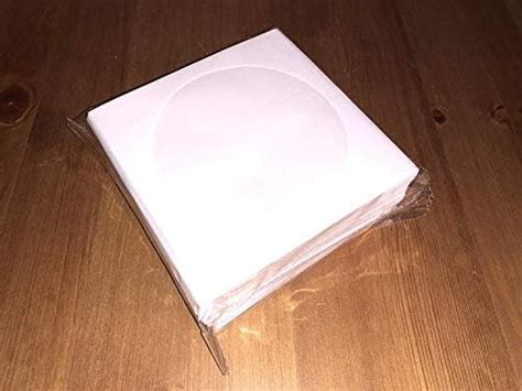 Globaldisc Fundas De Papel Para Cd Dvd Blu Ray Con Solapa Y