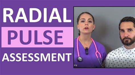 Radial Pulse Assessment And Palpation Nursing Cna Skill Youtube