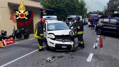 Incidente Sulla Statale Regina A Brienno Nessun Ferito Grave Ma Lunghe