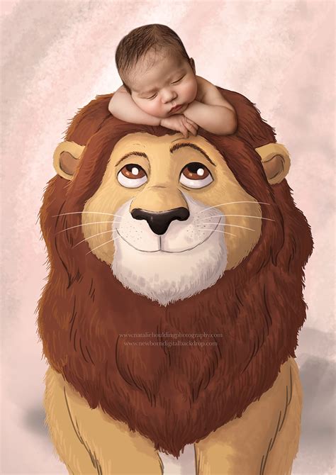 The Lion King | Newborn Digital Backdrop