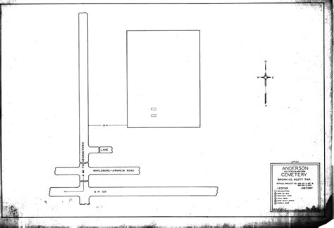 Wpa Cemetery Plat Maps Brown County Scott Township Several Cemeteries See Album