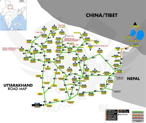 Uttarakhand Road Map