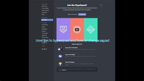 How To Get Hypesquad On Discord Or Change Hypesquad Youtube