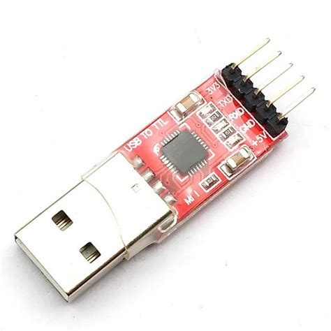 CP2102 USB To TTL Serial Programmer Red All Top Notch