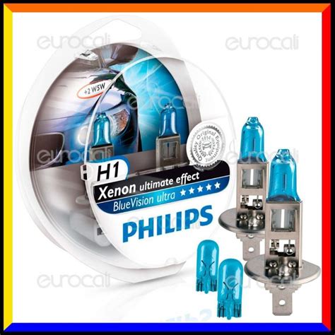 Lampadine Philips H1 W5W Ultra Blue Vision