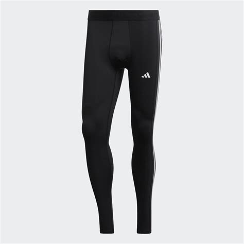 Adidas Techfit 3 Stripes Training Long Tights Black Adidas Lk