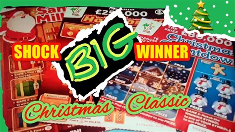 Big Winner Christmas Scratchcards Christmas Countdown Santa S