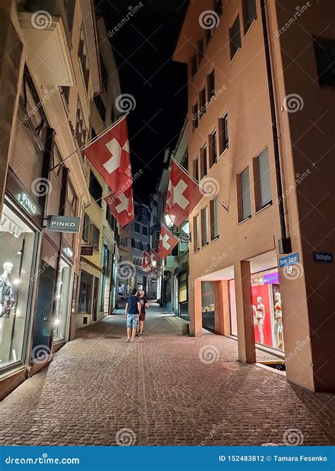 Zurich, Switzerland - June 26, 2019: the Old Town of Zurich City in ...