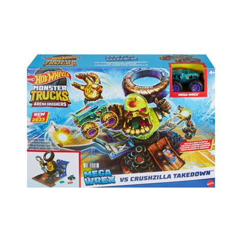 Ripley PISTA HOT WHEELS HPN JUGUETE ARENA DEMOLICION MONSTER TRUCKS RETO FINAL GOR ZILLA