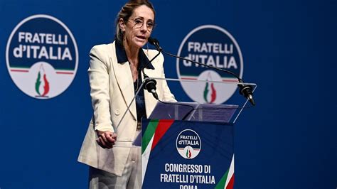 Arianna Meloni Chiude Al Congresso Nazionale Di Fdi Rampelli Era