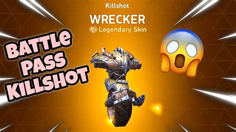 Killshot Legendary Wrecker Skin Unlock 100 Mech Arena YouTube