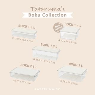 Jual TATARUMA Boku Kotak Kontainer Tempat Penyimpanan Toples Makanan