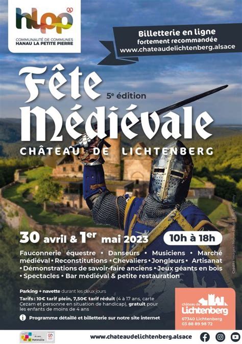 Fête médiévale au château de Lichtenberg Made In Alsace