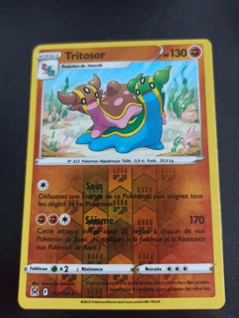 CARTE POKÉMON TRITOSOR 102 196 Reverse EB11 Origine Perdue NEUF EUR 1