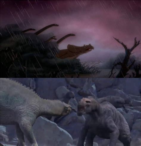 Dinos witness Aladar vs Kron by YoshiDinosaurus on DeviantArt