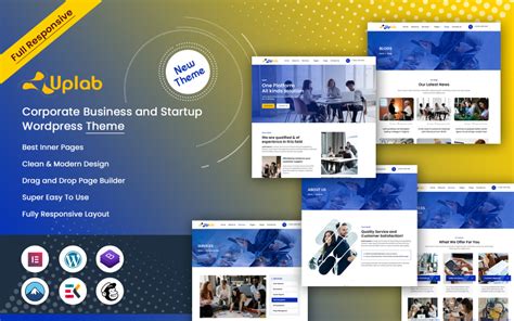 Uplab Tema De Wordpress Para Empresas Emergentes Y Empresas Corporativas