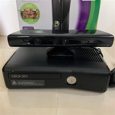 XBOX 360 KINECT 4GB Memory S Console Wireless Controller All Items As