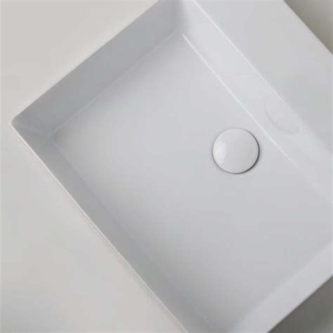 Square Countertop Washbasin Ceramica Azzurra Elegance X Cm