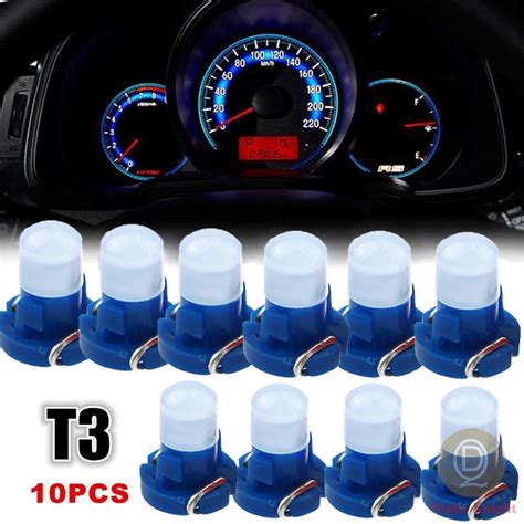 Night Knight 10Pcs Lot Practical 12V T3 Dash Indicator Light Panel Bulb