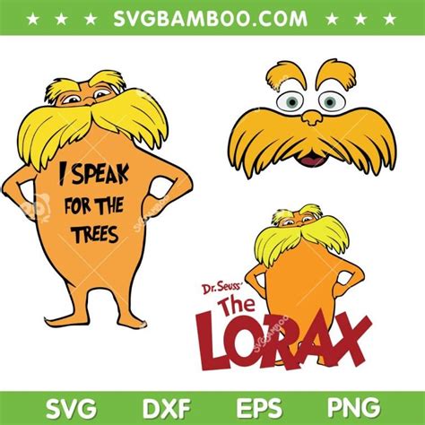 The Lorax Svg Png