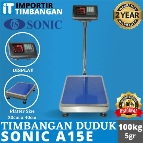 Jual Timbangan Duduk Digital Kg Counting Sonic A E Hitung Pcs