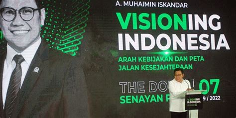 Gus Muhaimin Luncurkan Buku Visioning Indonesia Arah Kebijakan Dan